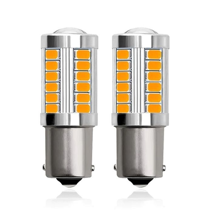 Bec Led Auto Techstar® BA15S, 1156, Galben, 12V, 660 lm