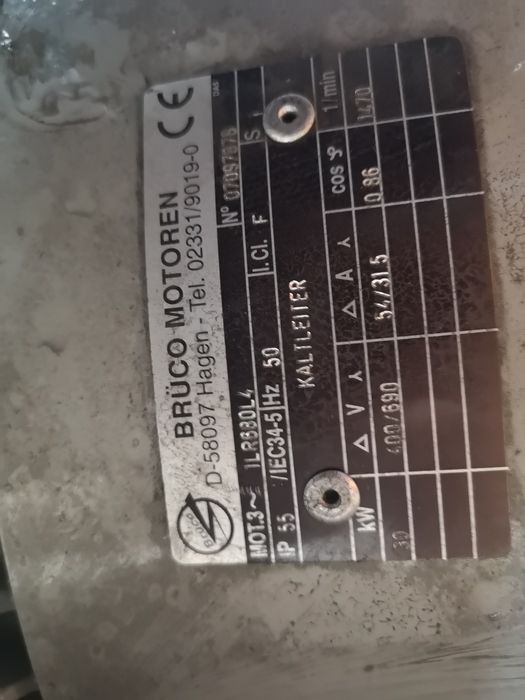Motor electric trifazat Siemens, 30kW, 1500rpm, 220/380V