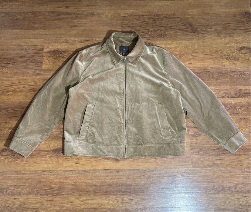 Geaca boxy maro deschis H&M barbati XXL