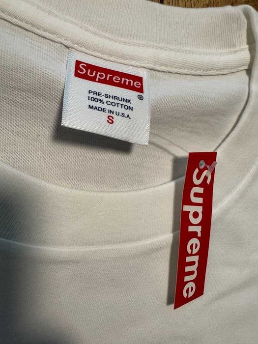 Supreme x Mike Tyson "Iron Mike" White T-shirt