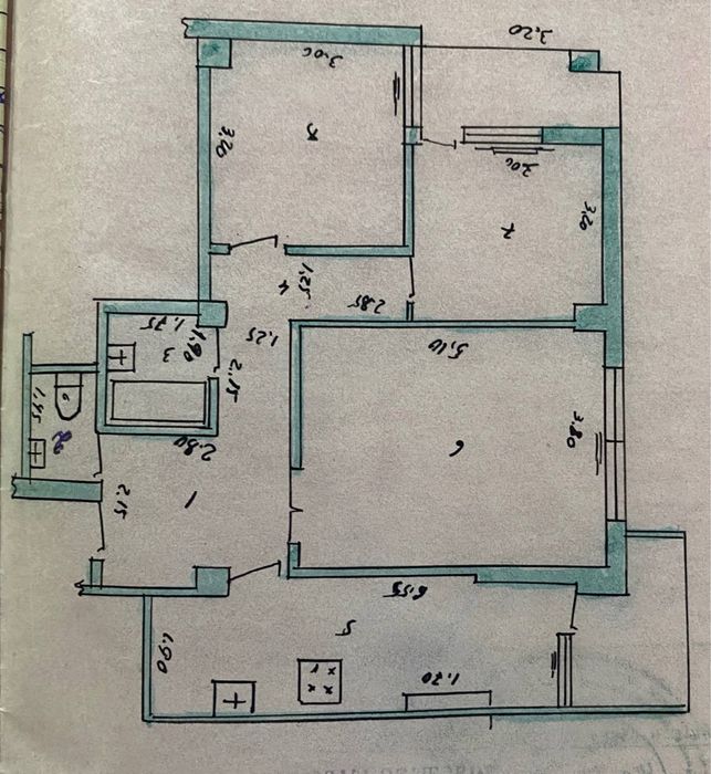 3/11/12, 75м2 Дархан, м.Хамида Олимжана