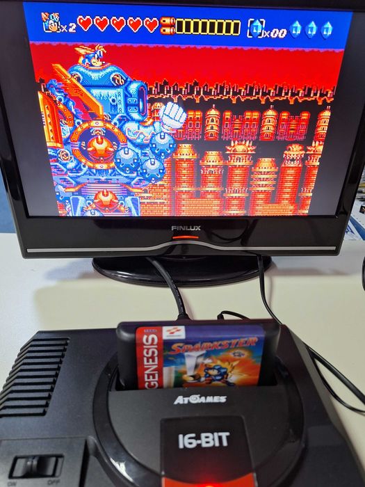 Sparkster game for Sega Mega Drive Genesis