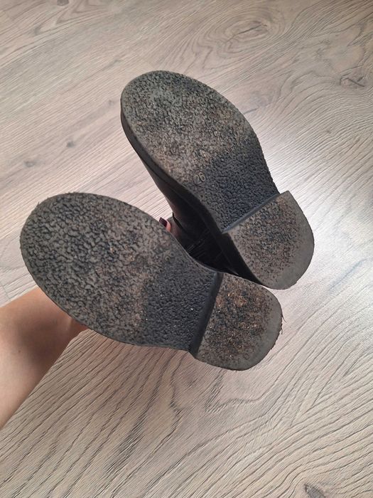 Байкър кожени боти Reserved за момиче, р-р 26