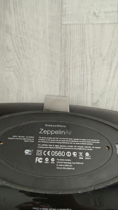 Bowers & wilkins zeppelin air boxa activa premium premiate