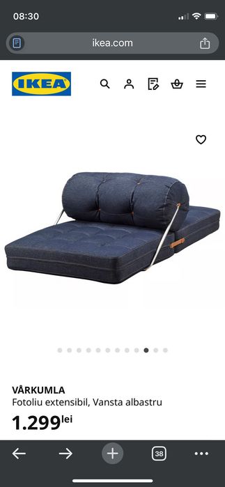 Fotoliu extensibil și modular VÅRKUMLA Ikea