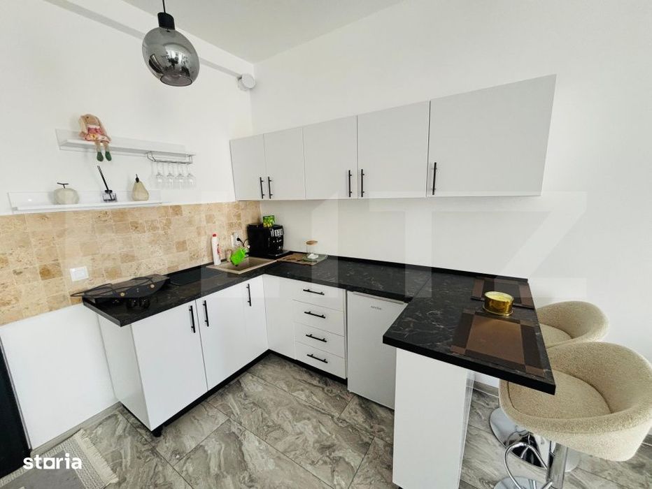 Garsoniera cocheta Astra, mobilata modern, ideala pentru investitie