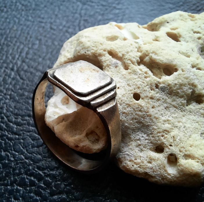 Стар винтидж сребърен пръстен - унисекс,ръчна изработка!