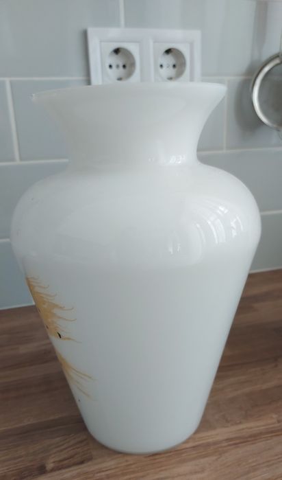 Стъклена ваза 26см