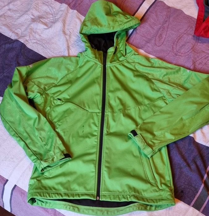 Geaca de dama softshell Adler/Malfini rezistenta la apa, verde, M