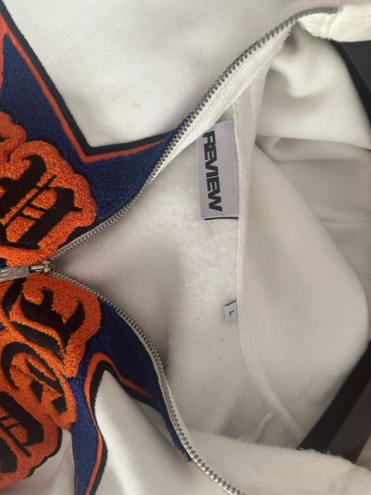 Hanorac REVIEW alb L