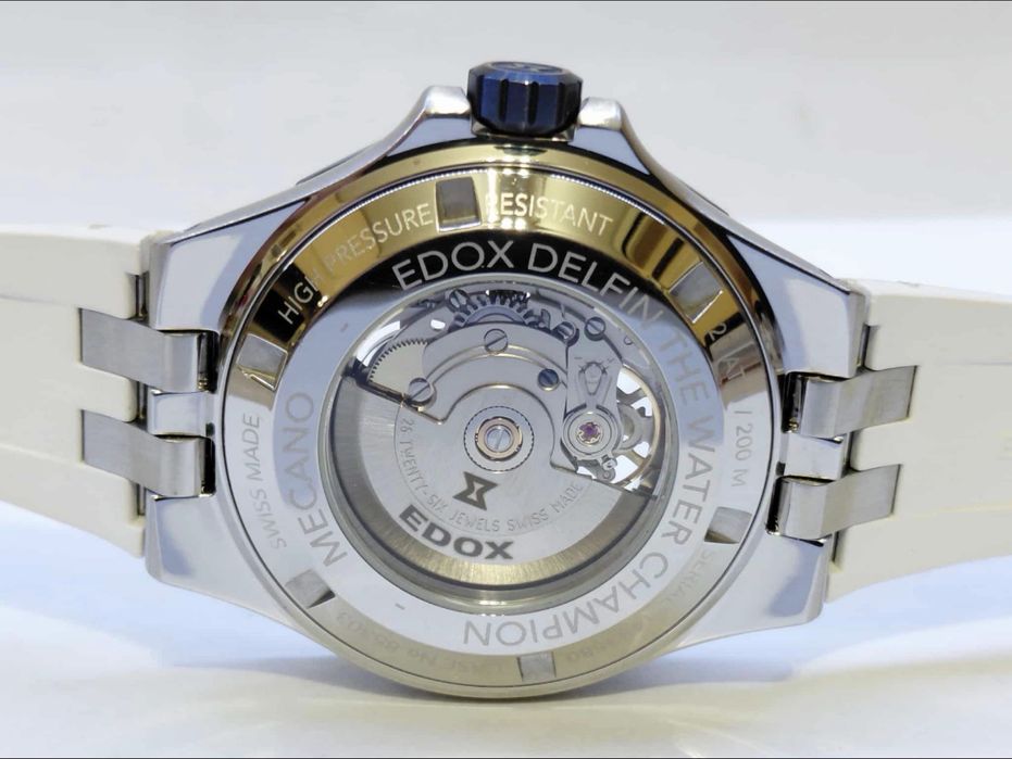 Edox Delfin 200m. Сапфир