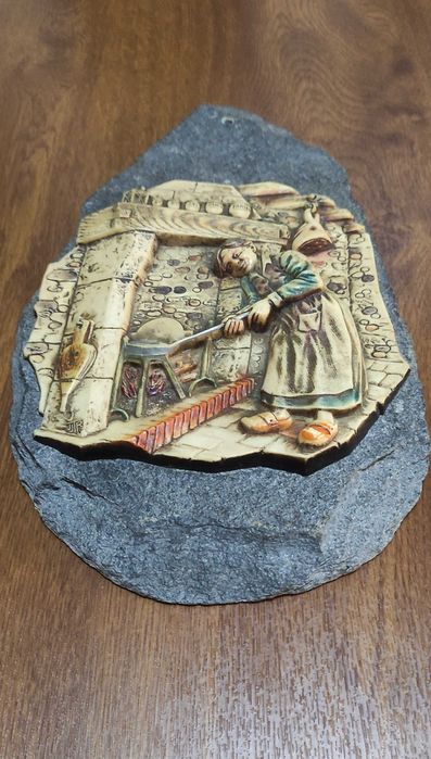 Piatră decorativă , bătrână la cuptor