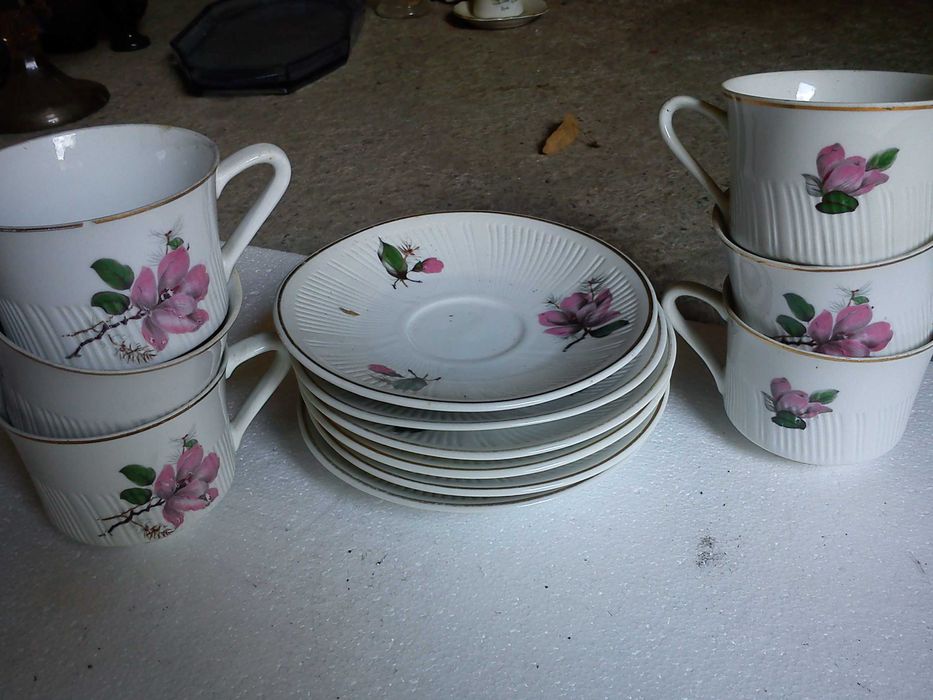 set portelan cafea- ceai