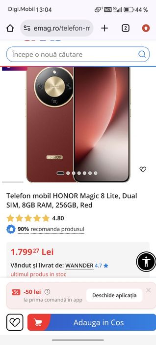 Honor magic 8 lite