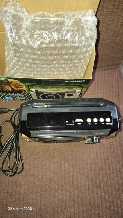 Ретро радио Meier MD-9392BT, Bletooth, USB, TF,AUX