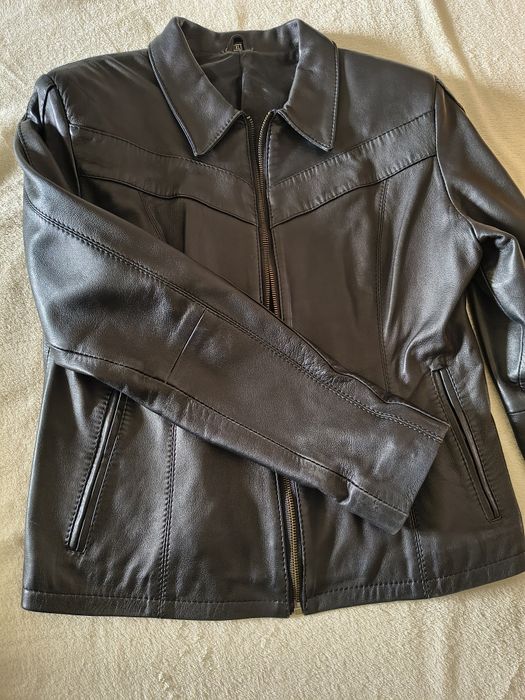 Дамско яке, естествена качествена  кожа XL
