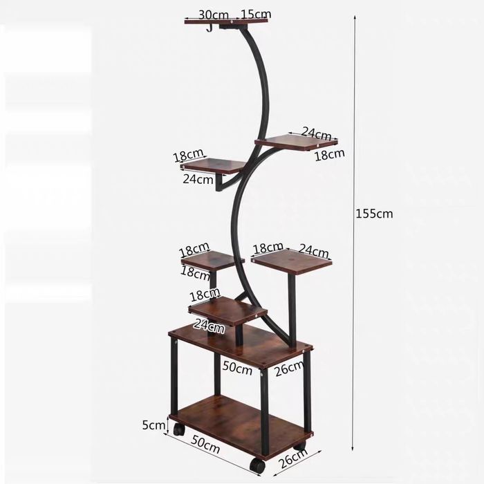 Подставка для цветов с лед подсветкой
