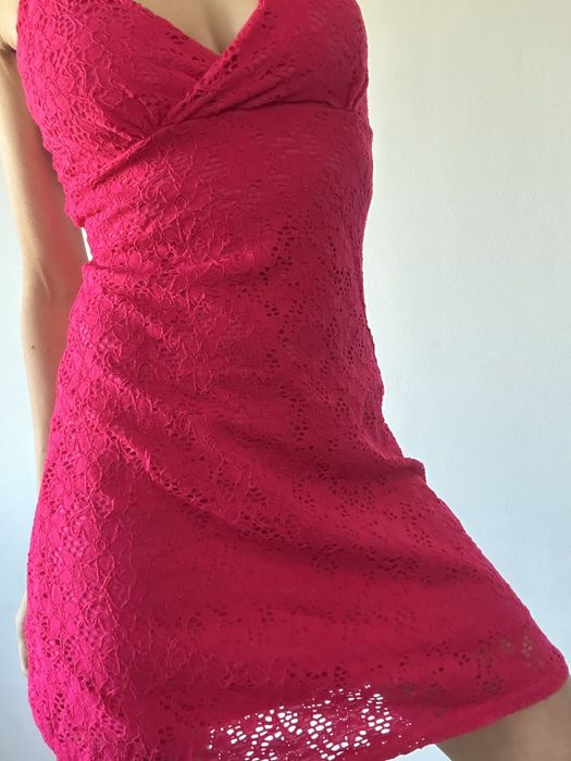 Rochiță S roz, dantelă