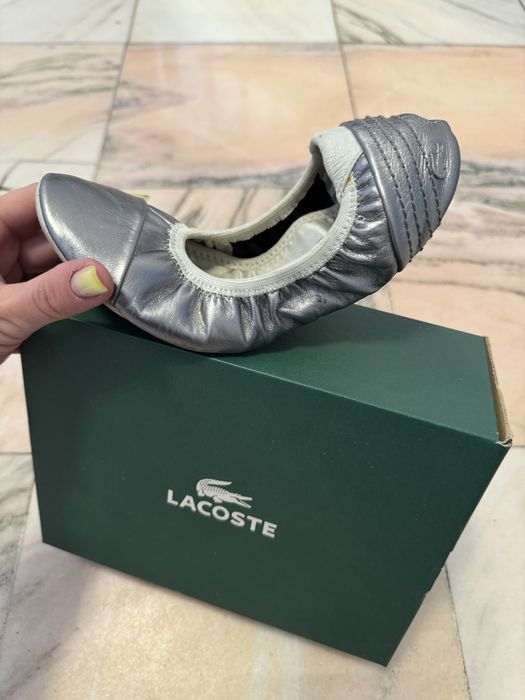 Balerini Lacoste piele naturala