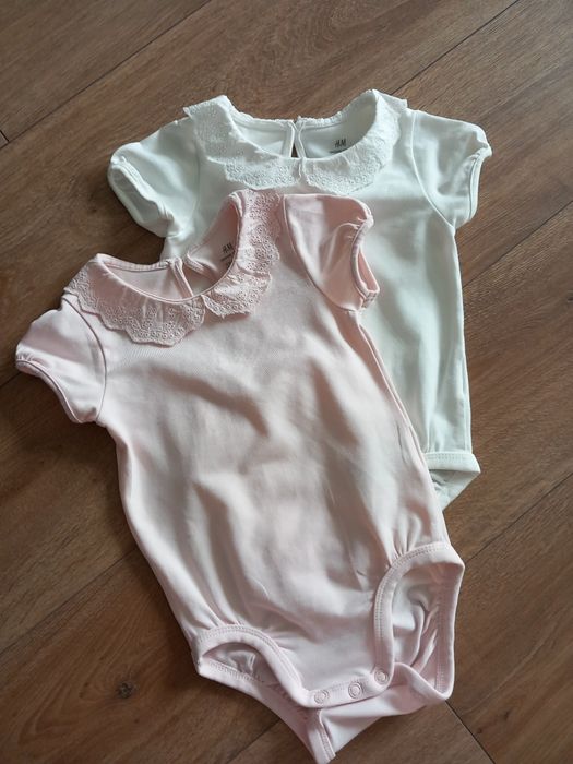 Body-uri noi cu volanase H&M fetiță marimea 68