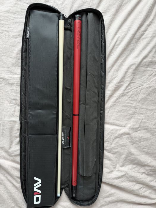 Tac Biliard Cuetec Chroma Chrimson, Red, 3/8x14