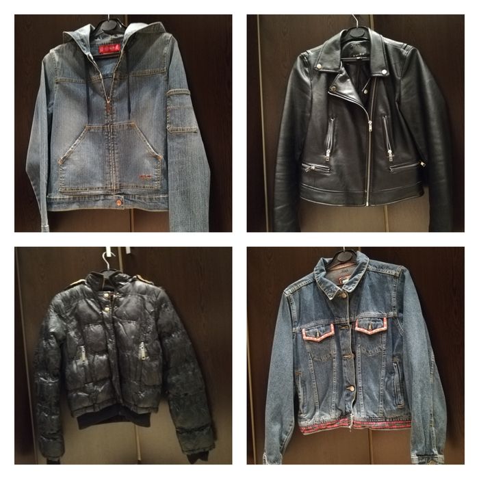 Две дънкени якета