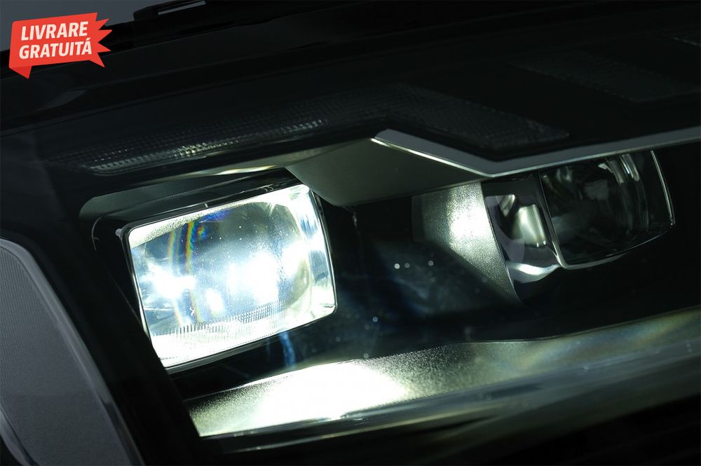 Faruri Full LED Audi A4 B8.5 Facelift  (2012-2015) Negru Semnal Dinami