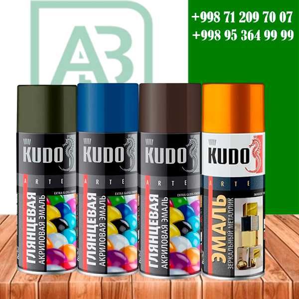 KUDO, Ayrazol, grunt, emal, lak, kraska, аэрозоль, краска, эмаль, лак
