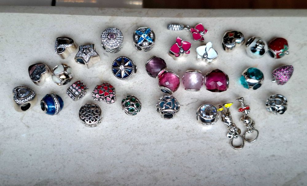 Сребърни талисмани за гривна Пандора