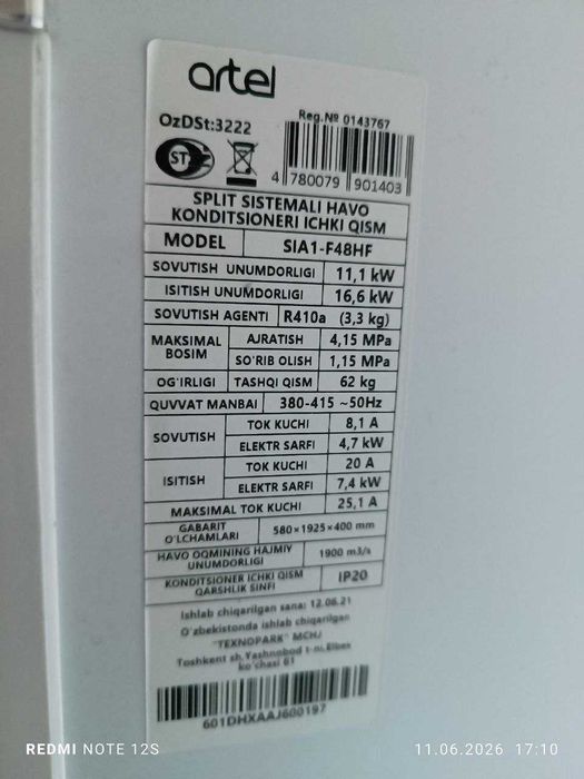 Artel kanditsaner 48 tali