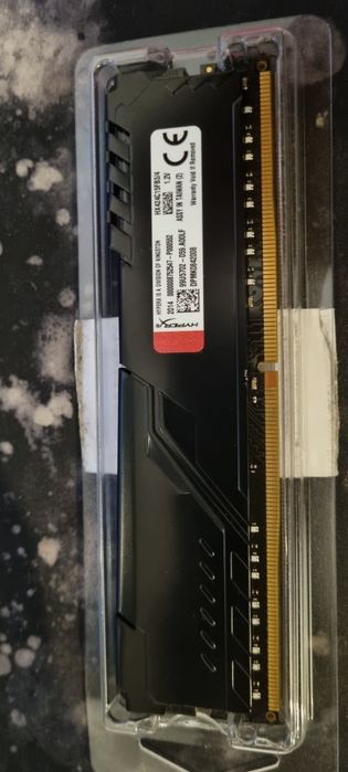RAM HyperX Fury Black 4GB DDR4 2400MHz - NOU