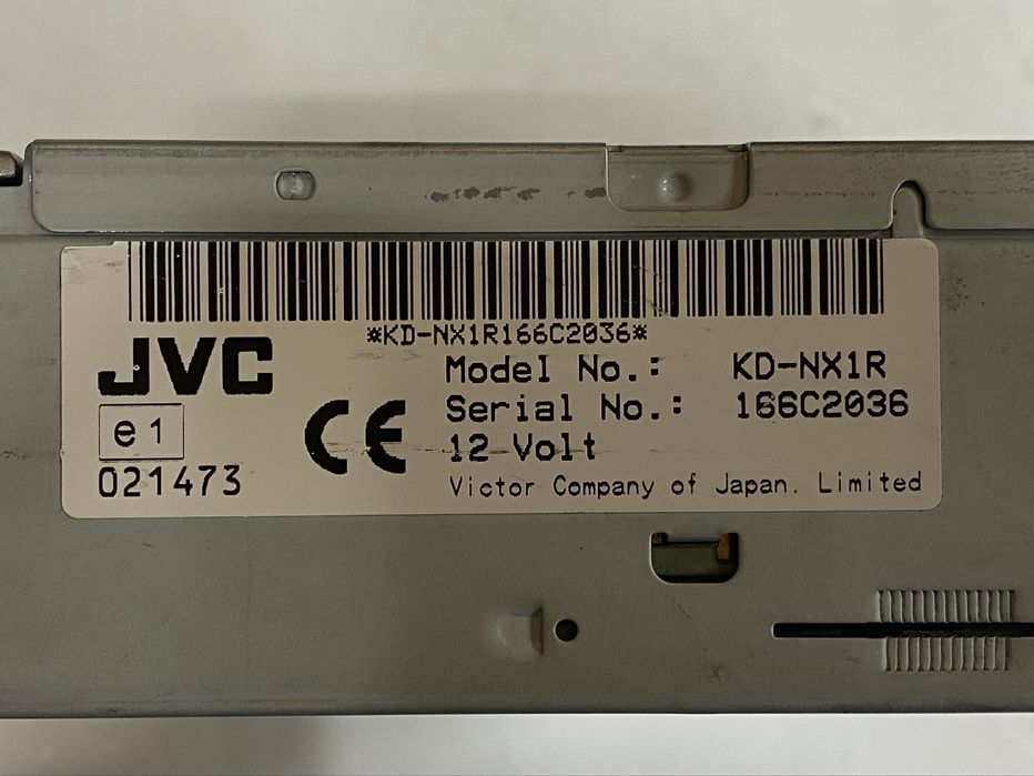 Cd player auto JVC KD NX 1R,ed limitata Japan
