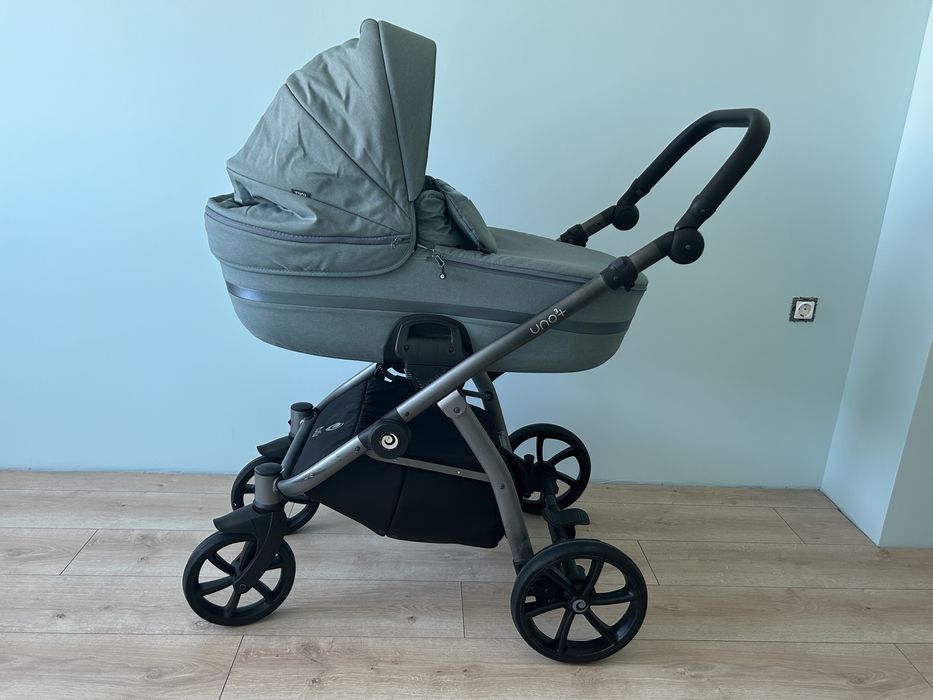 Бебешка количка Tutis Uno 3+, 2в1, цвят Menta