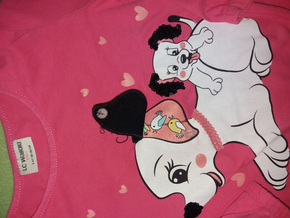 Блузки и дънкова пола за момиченце 116см