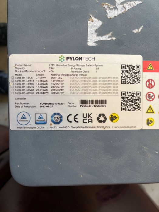 Baterie solara HV pylontech