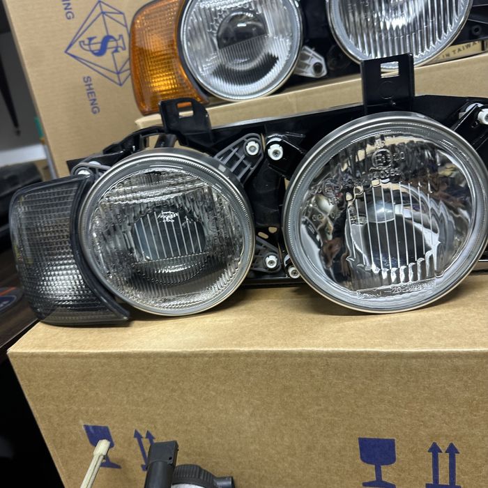 Передние фары на bmw e34