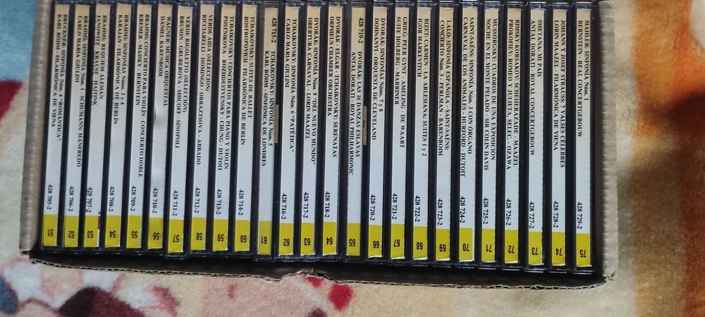 Prestigioasa colecție de discuri vechi muzică clasică