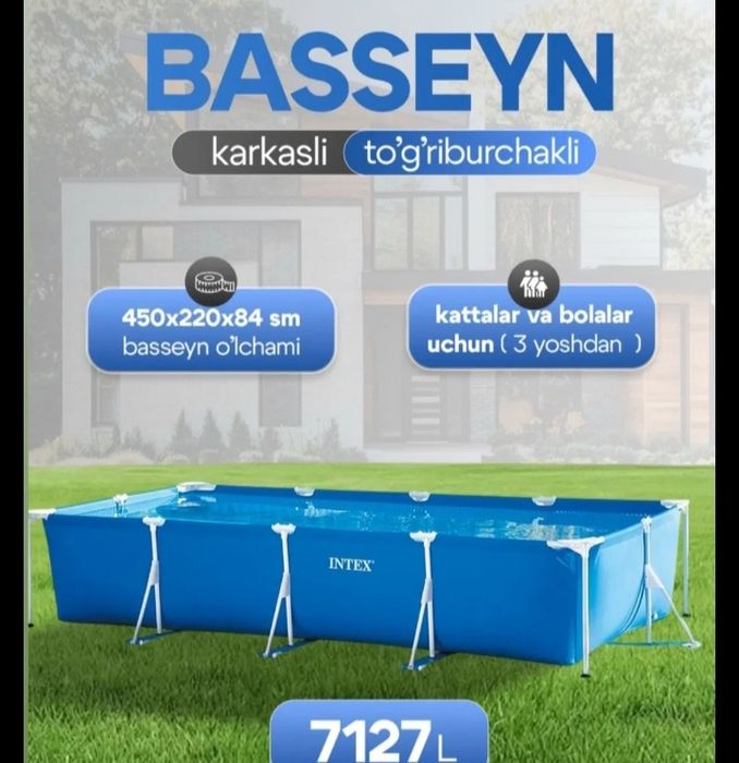 Basseyn 4,5 ga 3 metr