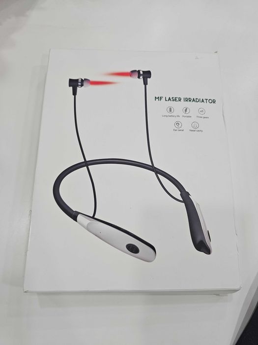 Уред за терапия с червена светлина 2 в 1 за ринит и шум в ушите