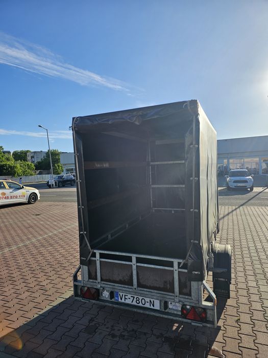 Remorcă basculanta cu prelată (inclusiv RAR)