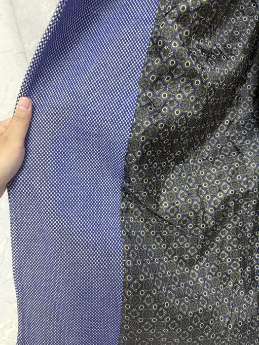 Пальто синего цвета