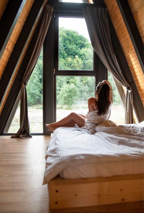 Cabana A-frame Valea Drăganului cu ciubăr