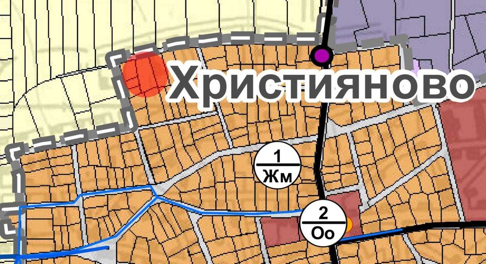 Продава се Парцел в с. Християново, Област Стара Загора - 1894 кв.м за 15 €/кв.м - Снимка #2