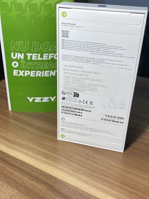 iPhone 17 Pro Max  • 256 GB • Deep Blue