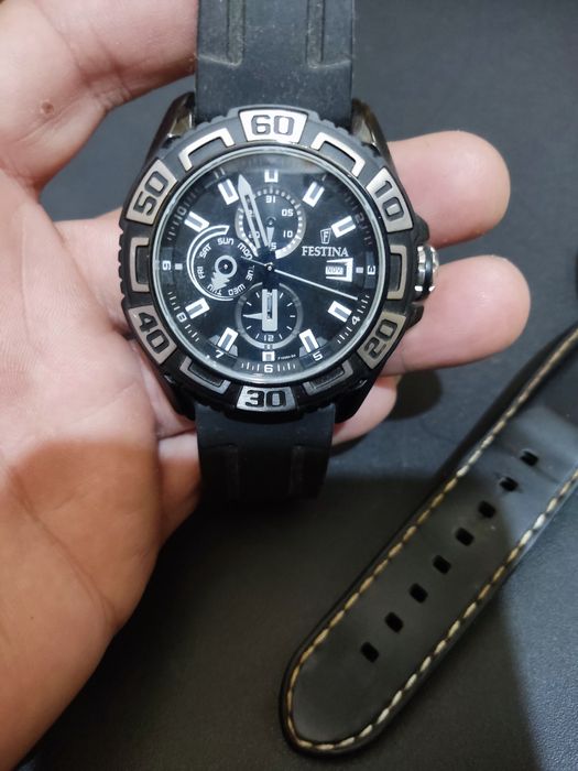 ceas barbatesc festina model f16584 impecabil