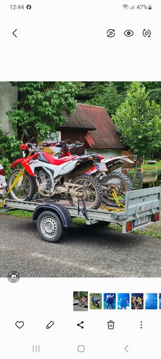 Remorca moto de inchiriat