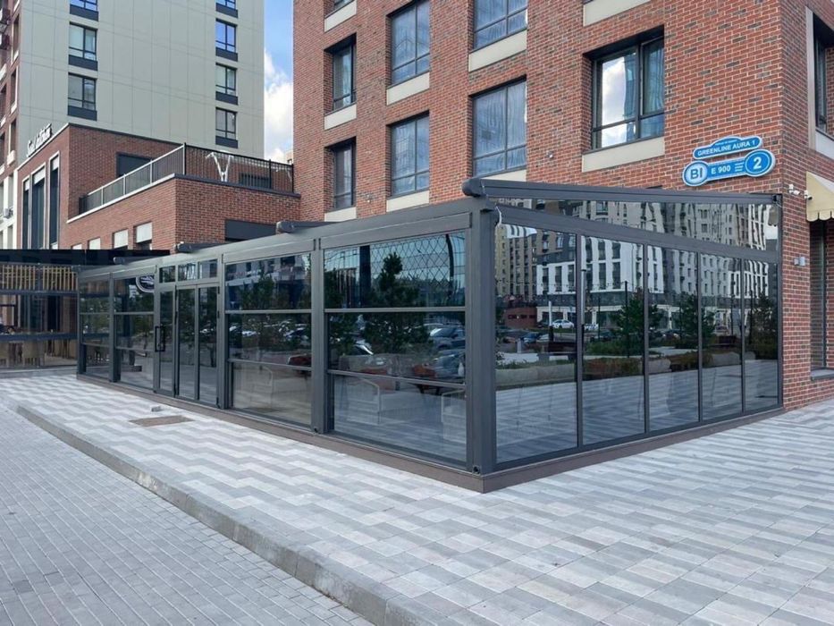 Пергола автоматическая, навес, пергола, летник, летняя терраса