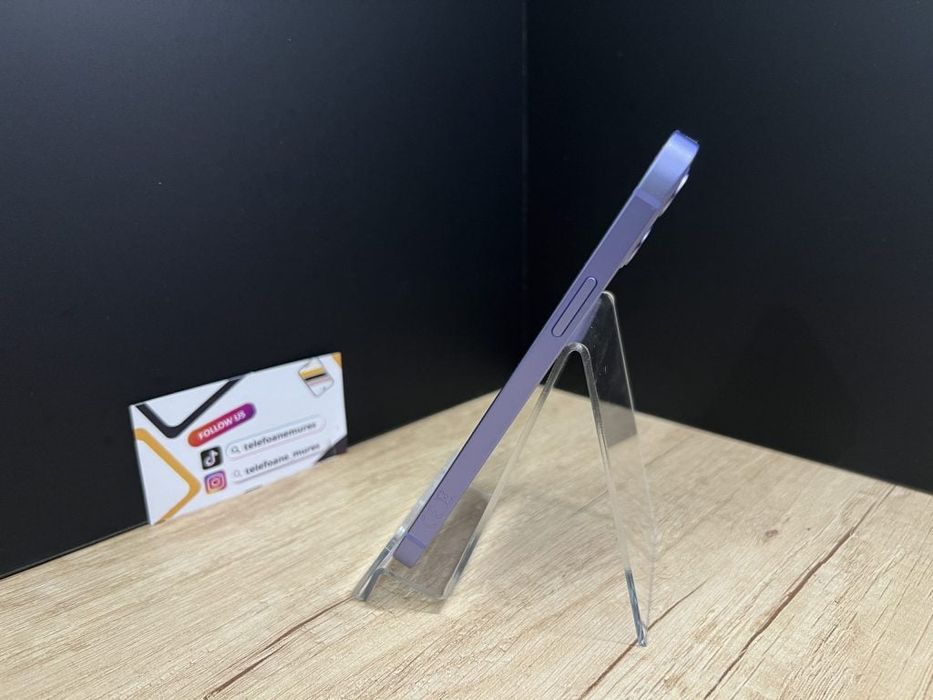 Iphone 12 128Gb Purple Second-Hand Foarte Bun 3 ani garanție, Telefoan