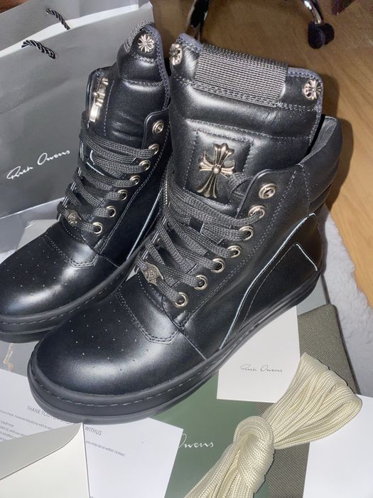 Rick Owens x Chrome Hearts Black