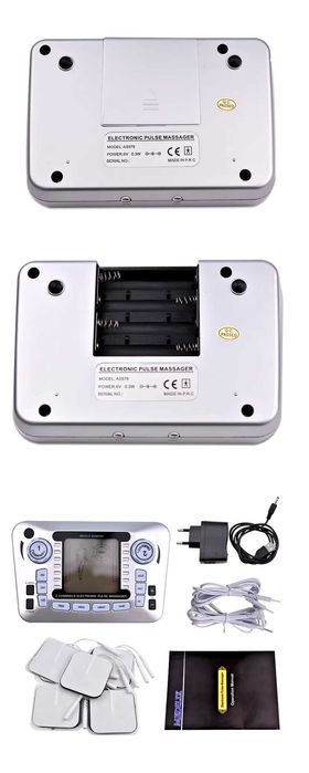 Aparat masaj, EMS TENS, 20 nivele stimulare elctrica, nervi muschi